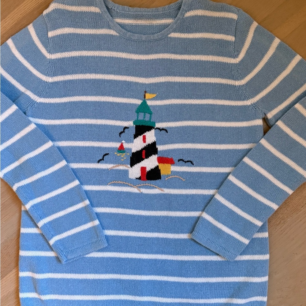 Vintage Striped Nautical Sweater